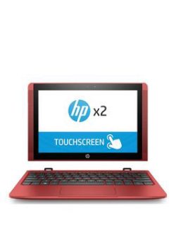 Hp Hp X2 10-P007Na Intel Atom X5 2Gb Ram 32Gb Storage 10.1In Touchscreen 2 In1 Laptop Red - Laptop Only
